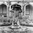 Warwick.  Guy's Cliffe, garden statue