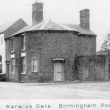 Warwick.  Birmingham Road, Warwick Gate Tollhouse
