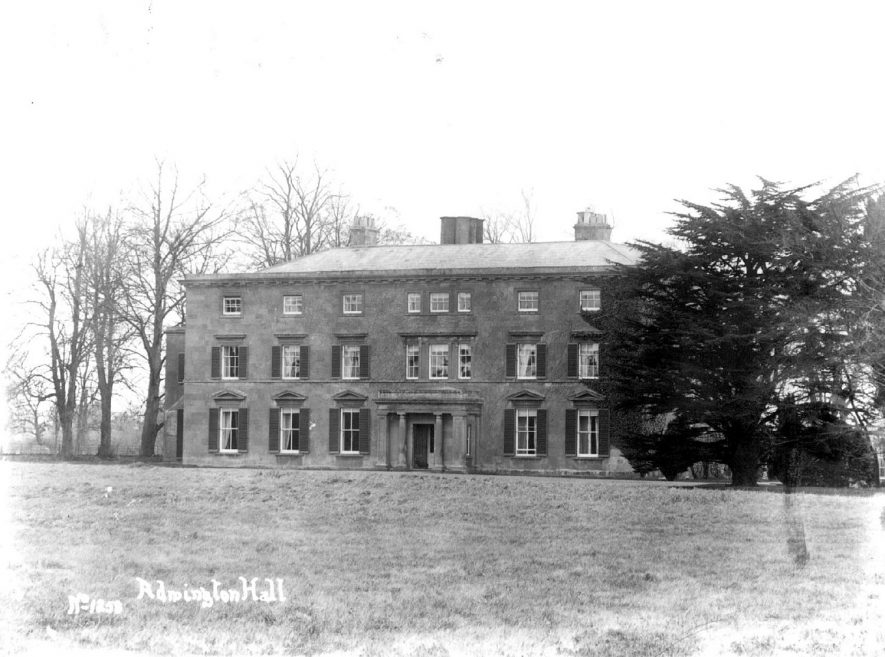 Admington Hall.  1900s |  IMAGE LOCATION: (Warwickshire County Record Office)