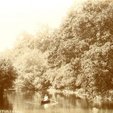 Alveston.  River Avon at Hatton Rock