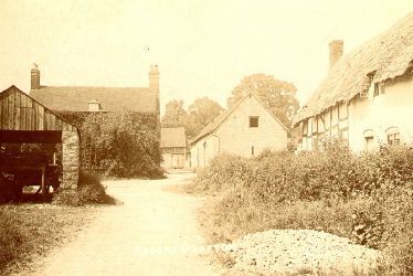 Ardens Grafton.  Village scene