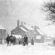 Brailes, Upper.  Cottages in the snow
