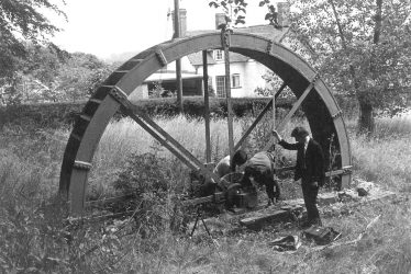 Arrow.  Waterwheel