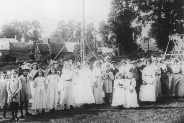 Ashorne.  May Day celebrations