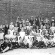 Ashorne.  A group of school children
