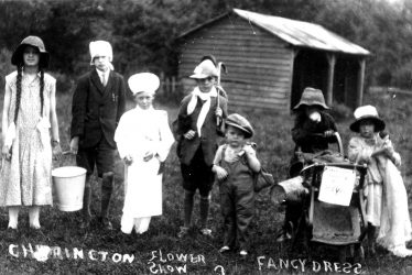 Cherington.  Flower show fancy dress