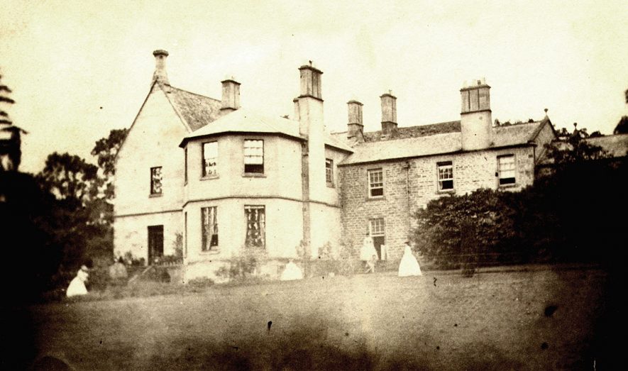 Exterior view of Cherington House in the 1880/90s. |  IMAGE LOCATION: (Warwickshire County Record Office)