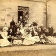 Cherington.  Mr and Mrs Dickins and family
