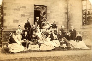Cherington.  Mr and Mrs Dickins and family
