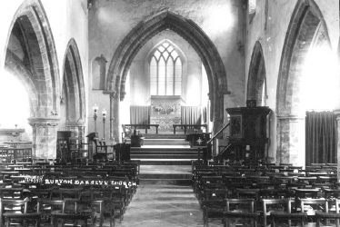 Burton Dassett.  Church interior