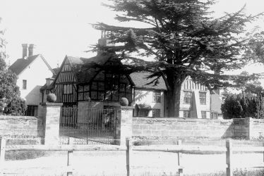 Claverdon.  Timber framed house