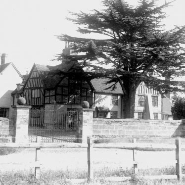 Claverdon.  Timber framed house