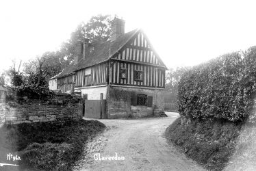 Claverdon.  Timber framed house