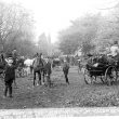 Caldecote.  Opening meet of The "Atherstone"