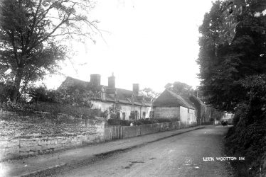 Leek Wootton.  Cottages