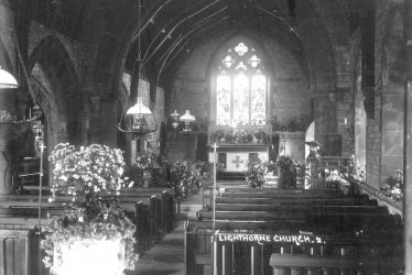 Lighthorne.  St Lawrence's Church, interior