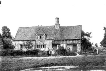 Long Marston.  Old  part timbered house