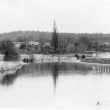 Alcester.  View over the River Arrow