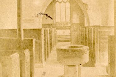 Oxhill.  Church interior