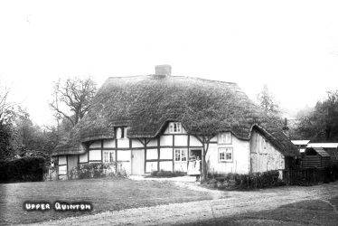 Quinton, Upper.  Thatched cottage
