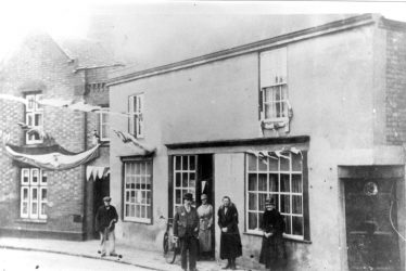 Cubbington.  High Street, during Jubilee Celebrations