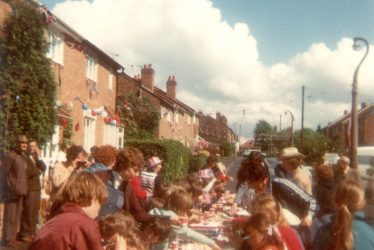Cubbington.  Silver Jubilee street party