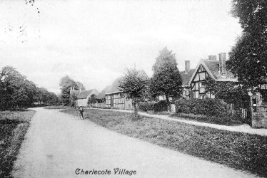 Charlecote.  Village street