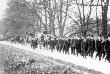 Ragley.  Funeral of the Marquis of Hertford