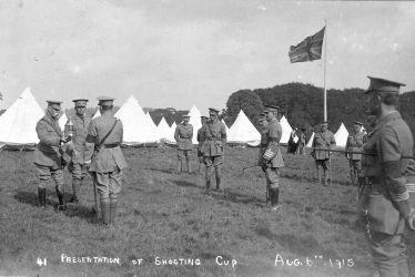 Ragley Park.  Presentation of Shooting Cup