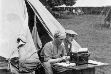 Ragley Park.  Army Camp