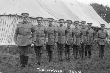 Ragley Park.  Servicemen's Tug of War Team