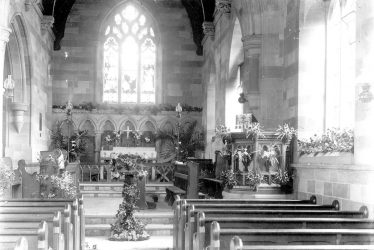 Temple Grafton.  St Andrew's Church, interior