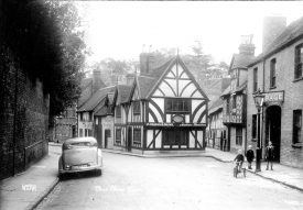Thomas Oken's House, Castle Street, Warwick, which is now a dolls museum.  1920s |  IMAGE LOCATION: (Warwickshire County Record Office)