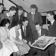 Offchurch.  Group viewing picture
