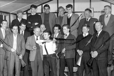 Offchurch.  Men and boys with air rifles