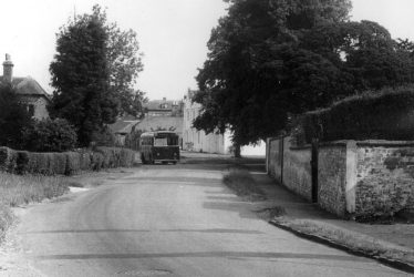 Alveston.  Bus en route for Tiddington