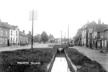 Wolston.  Village street