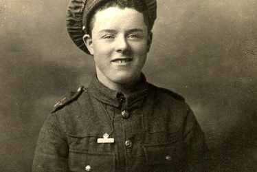 Rugby.  Private William Alfred Fothergill