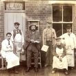 Rugby.  Arthur Law and his workmen