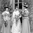 Rugby.  Mrs J.J. McKinnell with her Bridesmaids