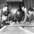 Rugby.  Sir Frank Whittle's jet engine research team