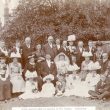 Rugby.  Mr Wilson and a wedding group