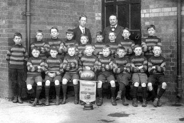 Rugby.  Boys rugby team