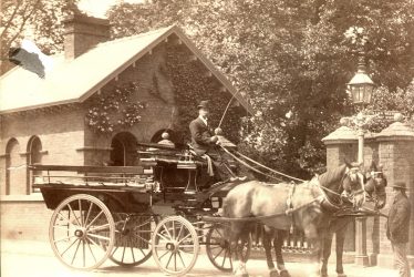 Rugby.  Mr W.B. Leeson, brake proprietor