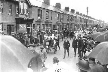 Rugby.  Armistice celebrations