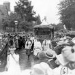 Rugby.  Victory procession