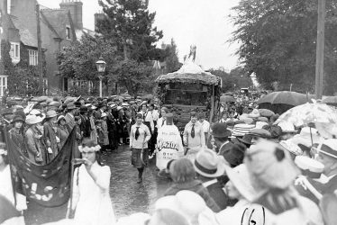 Rugby.  Victory procession