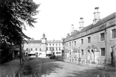 Rugby.  Market Place and Church Street