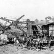 Rugby.  Building the Great Central Railway goods yard