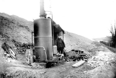 Nuneaton.  Great Central railway pumping engine